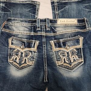 Rock Revival Nadine Bootcut Jeans - Size 33